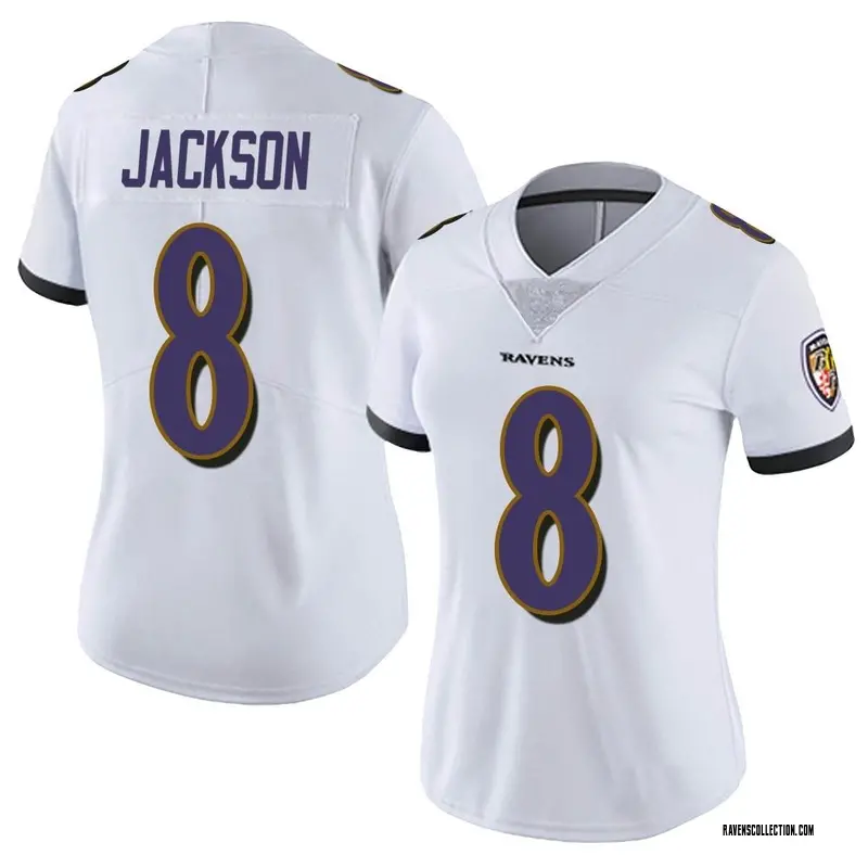 womens white ravens jersey